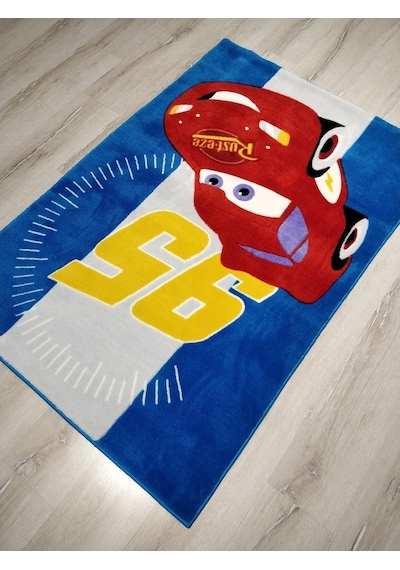 Disney Halı Çocuk Odası Halısı D144Mcqueen Araba 100X150 Cm Çok Renkli Disney Halı Çocuk Odası Halısı D144Mcqueen Araba 100X150 Cm Çok Renkli