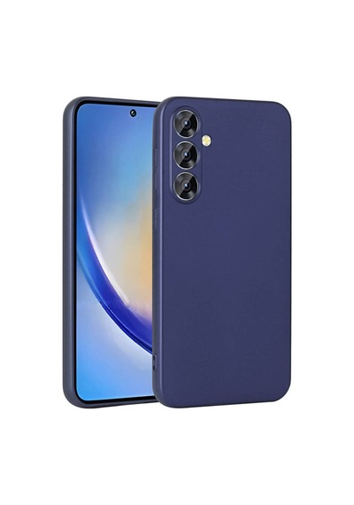 Samsung Uyumlu A35 Darbeye Dayanıklı Silikon Kılıf Lacivert