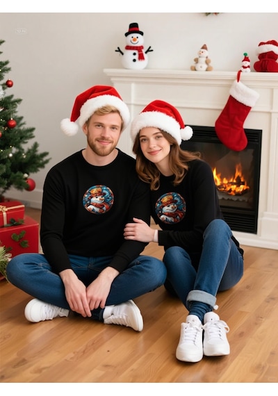 Ogc Kardan Adam Unisex Sweatshirt Siyah
