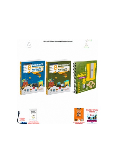 Çanta 8. Sınıf Lgs Matematik Ve Fen Bilimleri 3 Kitap Seti