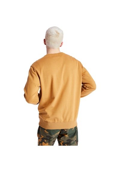 Timberland Yc Core Tree Logo Crew Ne Hardal Erkek Sweatshirt Sarı
