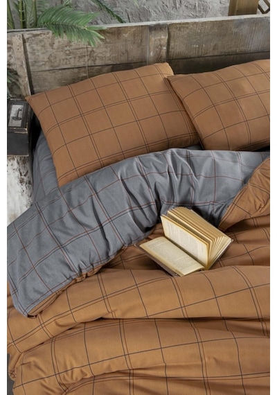 Bonita Nevresim Takımı Çift Kişilik 4 Parça 200x220 Kahverengi/çift Kişilik Diğer