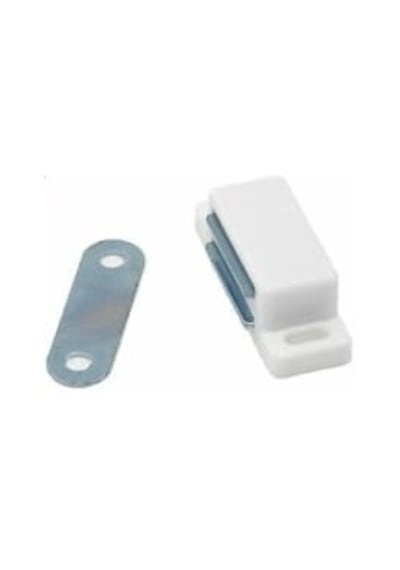 Beyaz Mıknatıslı Sineklik Çıt Çıt, 4.5 Cm, 5 Adet Standart