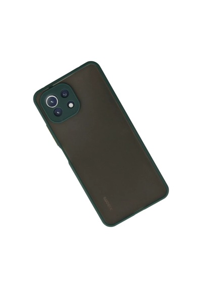 Xiaomi Mi 11 Lite Uyumlu Kılıf Montreal Silikon Kapak - Yeşil