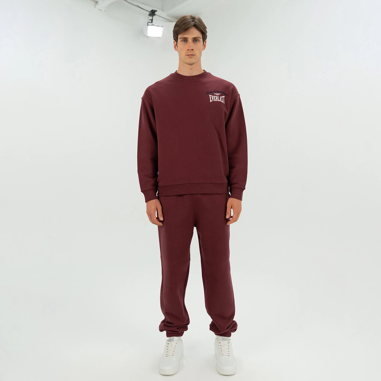 Everlast Heritage Champions Erkek Bordo Sweatshirt Tm0101 Bordo