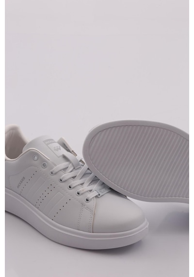 Wickers 0642977m Erkek Spor Ayakkabı Beyaz Gümüş