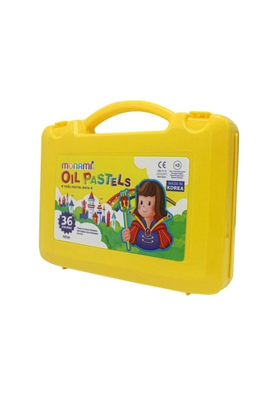Yağlı Pastel Boya 36 Renk Plastik Kutulu Çok Renkli