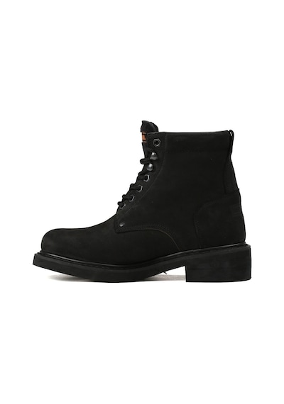 Harley Davidson Siyah Erkek Botu 025M100109-Black-Nubuk