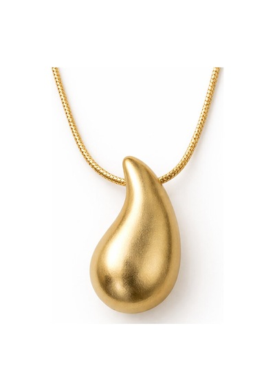 Damla Form Gold Renk Minimal Kolye Şık Ve Modern Tasarım Çok Renkli