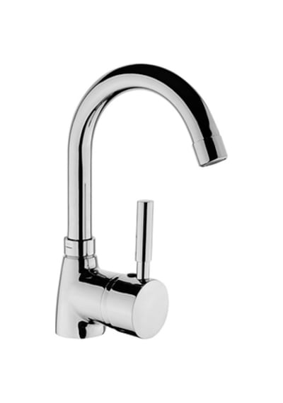 Vilas Madrid Mix Kuğu Lavabo Bataryası Pirinç Krom