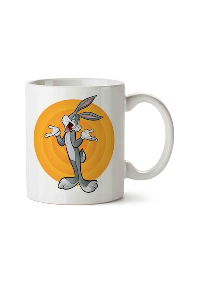 Bugs Bunny Looney Tunes 2 İki Tarafı Baskılı Kupa Bardak.jpg