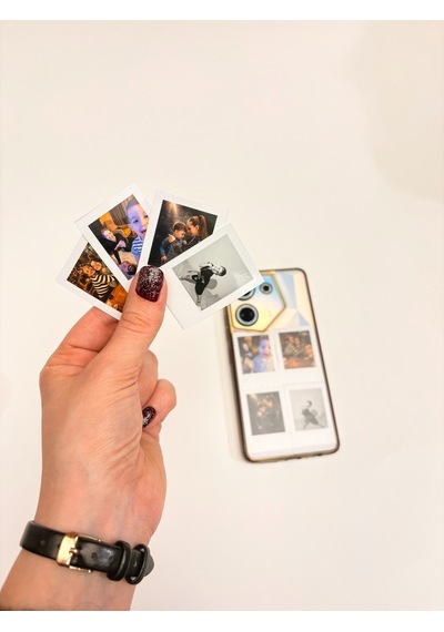 Mikro Polaraid Fotoğraf Baskısı Telefon Kılıfına Fotoğraf 4 Adet 5x7