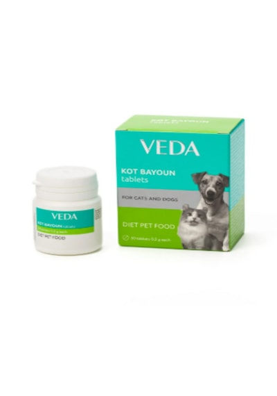 Veda Kot Bayoun 50 Tablet Kedi & Köpek Sakinleştirici Kavga, Fobi Ve Agresyon
