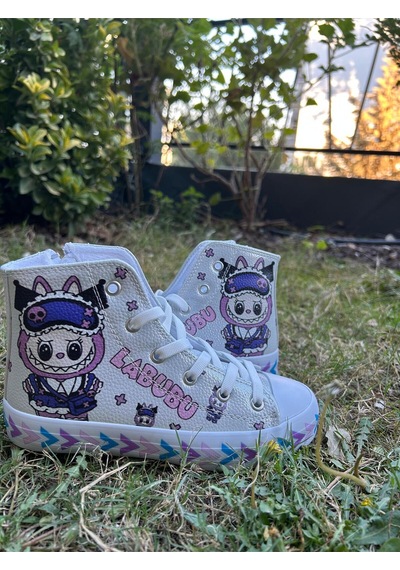 Scarpe Magiche Vak.ko Labubu Kız Çocuk Ayakkabısı 31-35 Numara Arası Işıksızdır Gümüş