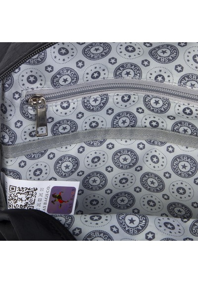 Nas Bag Unisex Büyük Boy Su Geçirmez Çok Gözlü Extra Hafif Sportif Sırt Çantası Siyah
