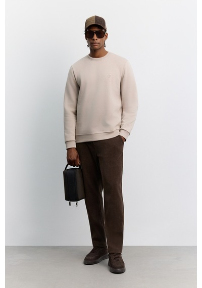 Avva Erkek Taş Bisiklet Yaka 3 İplik Şardonlu -5 Dereceye Dayanıklı Regular Fit Sweatshirt A62y1291