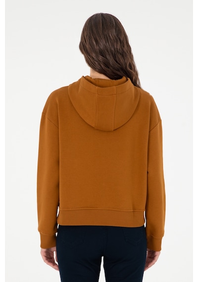 U.S. Polo Assn. Kadın Coconut Kapüşonlu Sweatshirt 50296798-VR153 U.S. Polo Assn. Kadın Coconut Kapüşonlu Sweatshirt 50296798-VR153