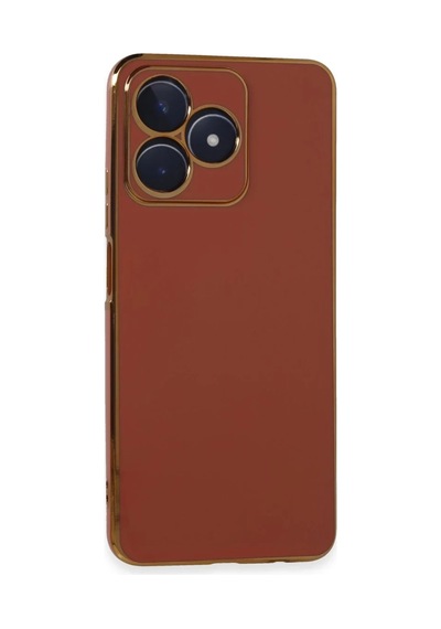 Realme C53 Uyumlu Kılıf Volet Silikon - Kırmızı