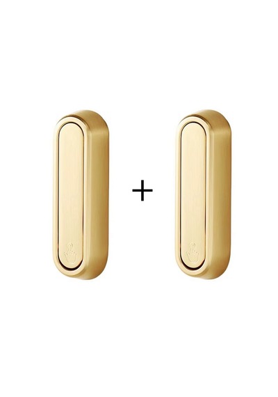Microcase Çinko Kaplama Bas Açıl Pratik Askılık Anahtar Şapka Eşya Havlu Vb Askılık - Al5182 2 Adet Gold