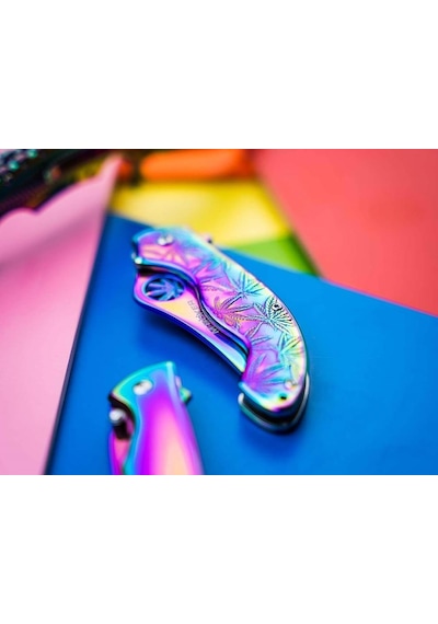 Böker Magnum Colorado Rainbow Kamp Çakı Çok Renkli