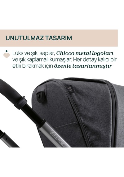 Chicco Bellagıo Bebek Arabası 2.0 Black Satın 05087183450000