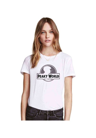 Peaky Blinders Peaky World Kadın Beyaz Tshirt