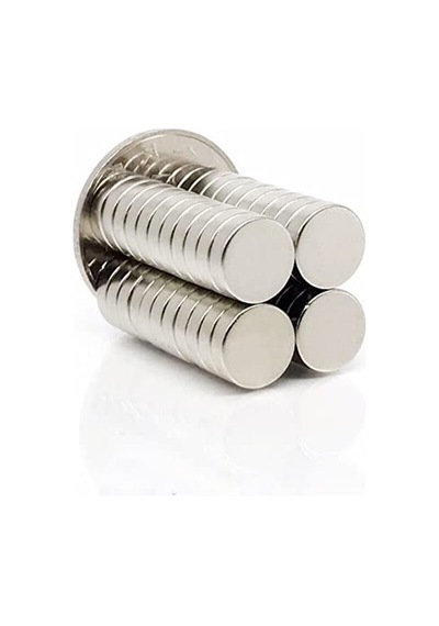 10x3 Mm Yuvarlak Güçlü Neodyum Mıknatıs, 25 Adet