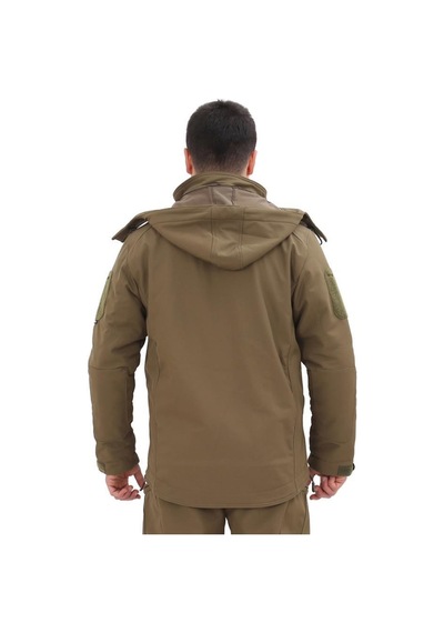 Terrien Özel Seri Avcılık Kıyafeti Günlük Giyim Mevsimlik Giysi Single Sword Softshell Kışlık Erkek Mont Çok Renkli