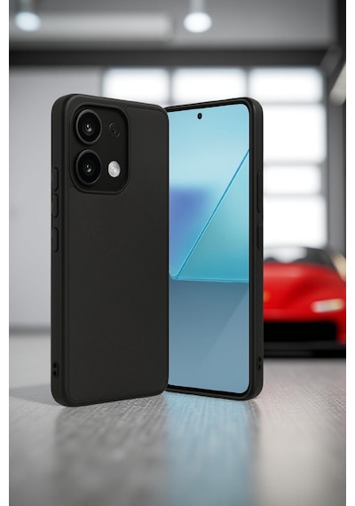 Xiaomi Redmi Note 13 4g Uyumlu Kılıf Aras Deri Kapak - Siyah