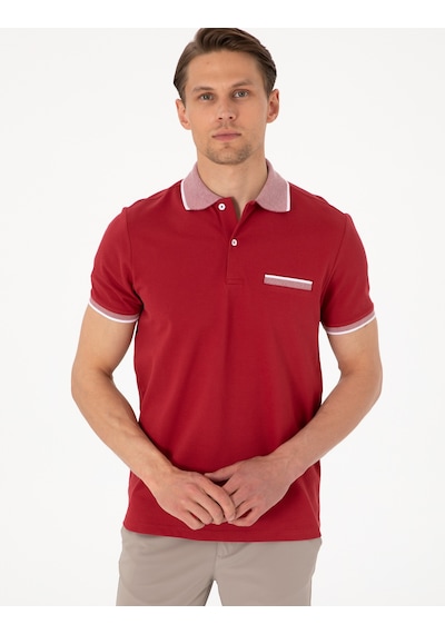 Pierre Cardin Erkek Nar Çiçeği Tişört 50307562-vr239 Nar Çiçeği