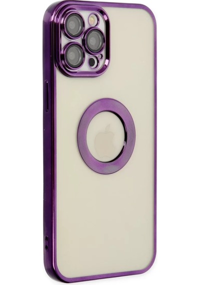Newface Apple İphone 12 Pro Kılıf Slot Silikon - Mor