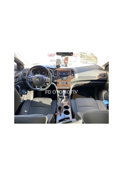 Renault Megane 4 Torpido, Konsol, Trim, Göğüs Kaplama Seti Koyu Meşe Özel Renk