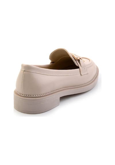 Bambi Bej Kadın Loafer Ayakkabı K01216100009 Bej