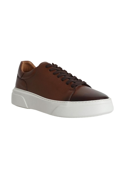 Lufian Tommy Erkek Deri Sneaker Ayakkabı - Taba