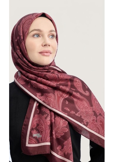 İPEKAL Soft Pamuk Şal-75 X 190 -06574 Bordo