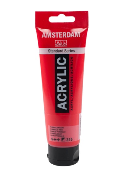 Akrılık Boya Amsterdam Pyrrole Red 120Ml. 315