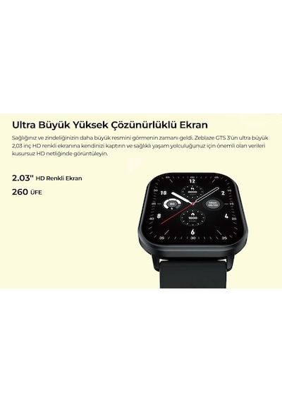 Zeblaze Gts 3 Akıllı Saat (Zeblaze Türkiye Garantili)