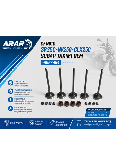 Cf Moto Sr250-nk250-clx250 Subap Takımı -4454 Set