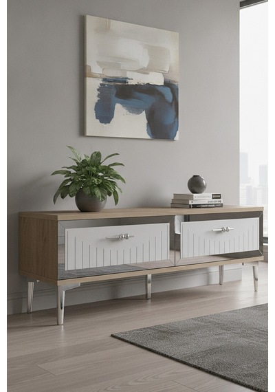Tsa1204dbs Tuna Tv Sehpası Safirmeşe-beyaz-silver 120cm Safirmeşe - Beyaz - Gümüş Tsa1204dbs Tuna Tv Sehpası Safirmeşe-beyaz-silver 120cm Safirmeşe - Beyaz - Gümüş