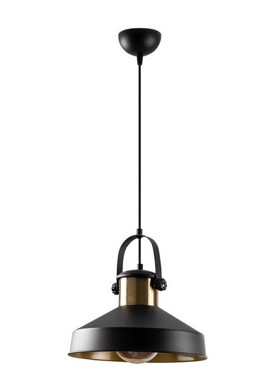 Metal Gövdeli Tekli Sarkıt Avize Modern Mutfak Ve Salon İçin E27 Uyumlu, Siyah-2571 Diğer