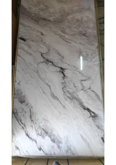 Alternatif Kaplama Uv Pvc Fırtına Mermer Desenli 1 Adet 60x120cm Ev Ofis Otel Duvar Kaplama Paneli Diğer