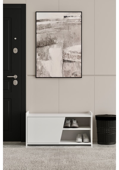 Hera 95 Cm Ayakkabılık 100% Mdf Beyaz