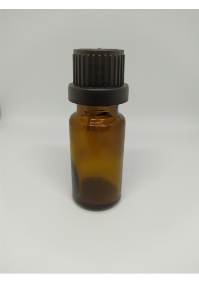 10Ml Cam Amber Şişe İçten Damlalıklı Kapak (10 Adet)