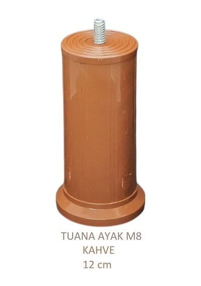 Tuana Ayak 12 cm M8 Cıvatalı Kahve