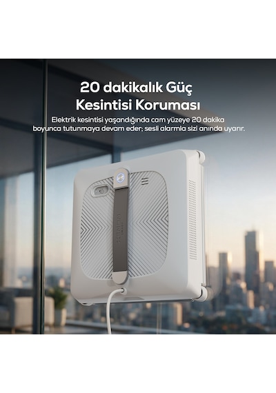 Xenon Smart Elo Pro 4000 PA Wifi X8682 Beyaz Cam Silme Robotu