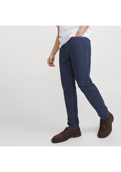 Jack & Jones Erkek Dar Kesim Düsük Bel Jean - Glenn - 12259062 Blue Denim