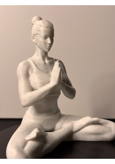 Meditasyon Yapan Kadın Biblo - Minimal Modern Heykel