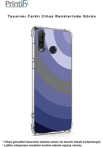 Tecno Camon 18 Uyumlu Köşe Korumalı Renk Cümbüşü D Tasarımlı Şeffaf Silikon Kılıf