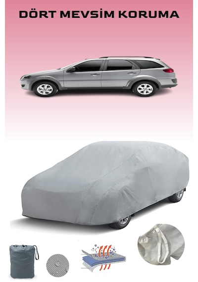 Fiat Palio Weekend Uyumlu Araba Brandası, Oto Branda, Araba Çadırı, Su-güneş Geçirmez Gri