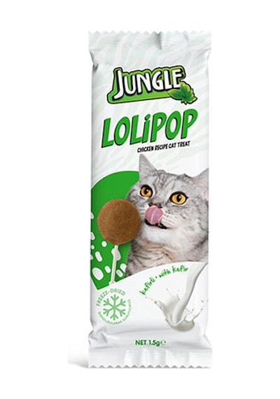 Jungle Kefirli Kedi Lolipop Ödülü 15 Gr 239-30006.01